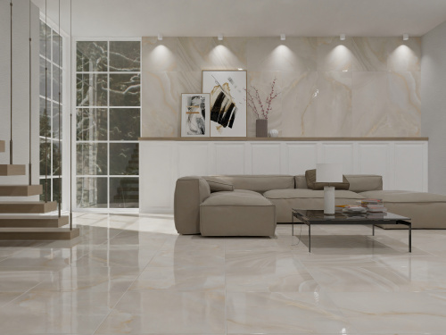 Керамогранит R 60*60 Onyx Crema фото 3