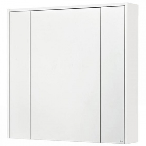 Зеркальный шкаф Roca Ronda 80, белый матовый/бетон, с подсветкой