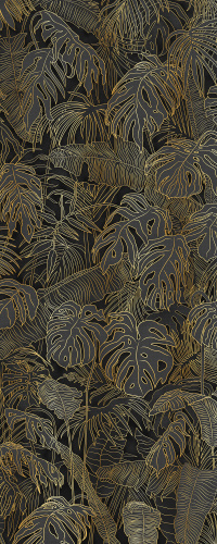 Интерьерная стеновая панель Foliage Inky Gold, T_A-12.3.2 фото 2