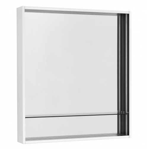 Зеркальный шкаф AQUATON Ривьера 60, белый, с подсветкой